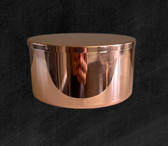 Rose Gold Candle Tin Large 16 oz.