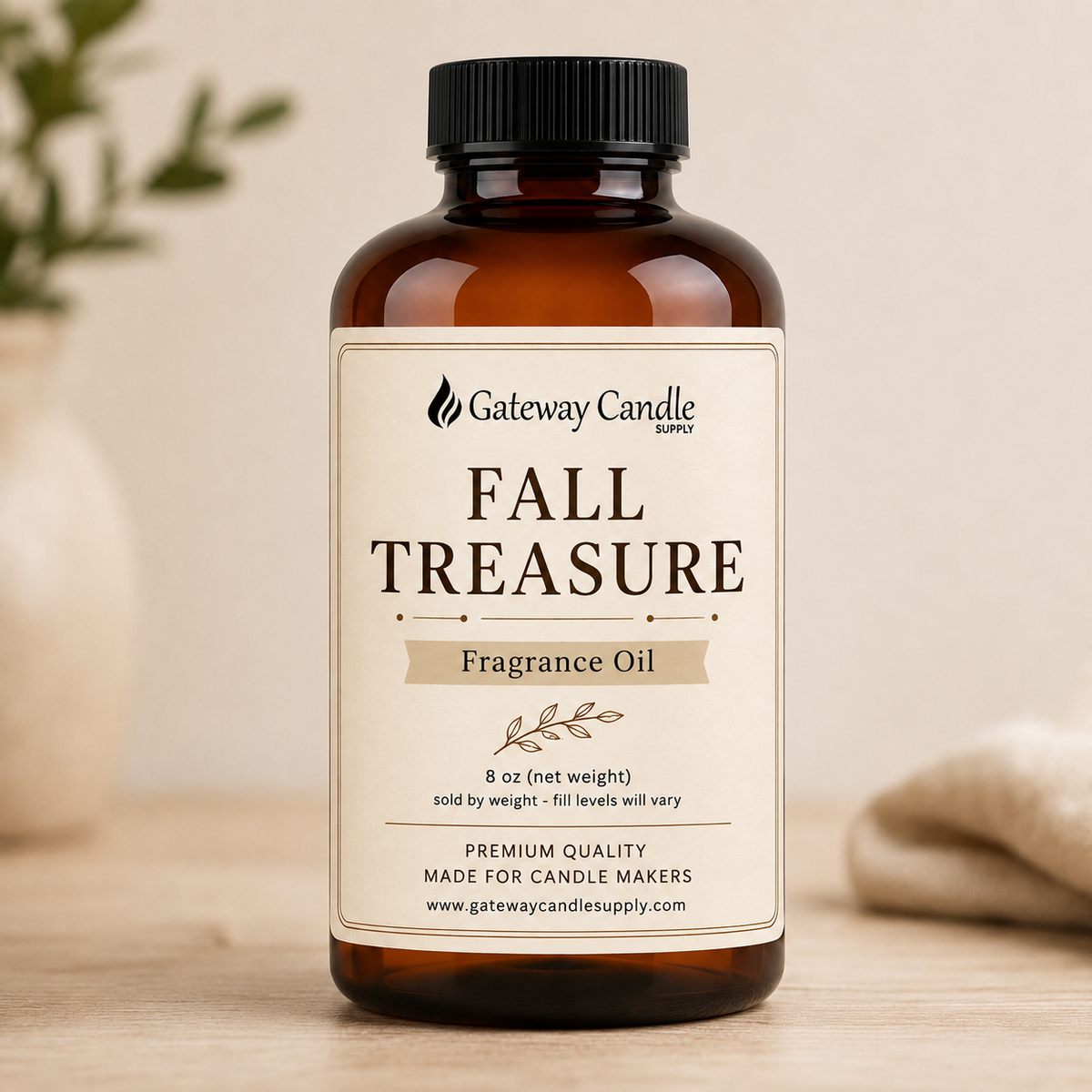 Fall Treasure fragrance oil bottle by Gateway Candle Supply